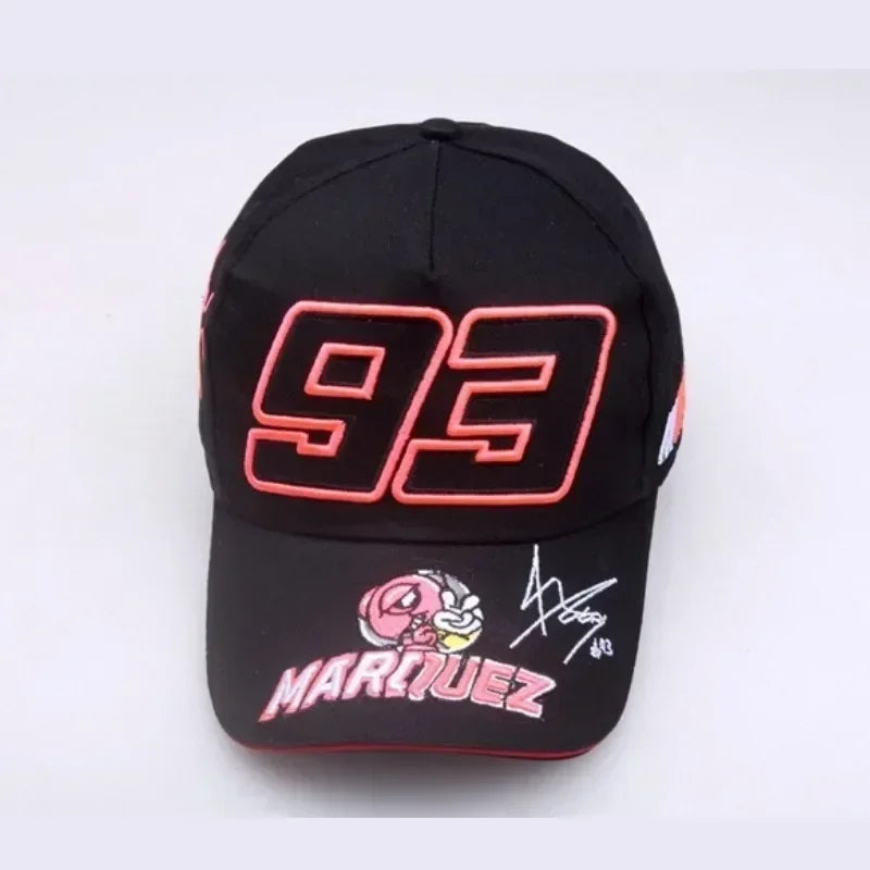 Gorra Negra y Roja M.Márquez